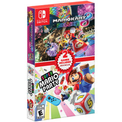 Mario Kart 8 Deluxe + Super Mario Party Double Pack [Nintendo Switch] Nintendo Switch Video Game Nintendo   