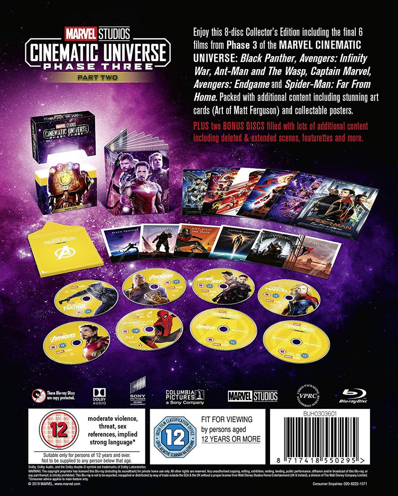 Marvel Studios Cinematic Universe - Phase 3 - Part Two - Collector's Edition [Blu-Ray Box Set] DVDs & Blu-Rays Marvel   