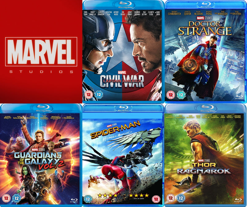 Marvel Studios Cinematic Universe - Phase 1 to Phase 3: Part One - Collector's Edition [Blu-Ray Box Set] DVDs & Blu-Rays Marvel Studios   