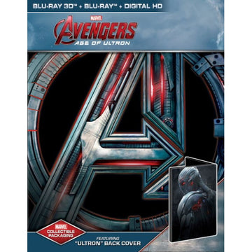 Marvel's Avengers: Age of Ultron - Best Buy Exclusive SteelBook  [3D + 2D Blu-ray + Digital] DVDs & Blu-Rays Marvel   