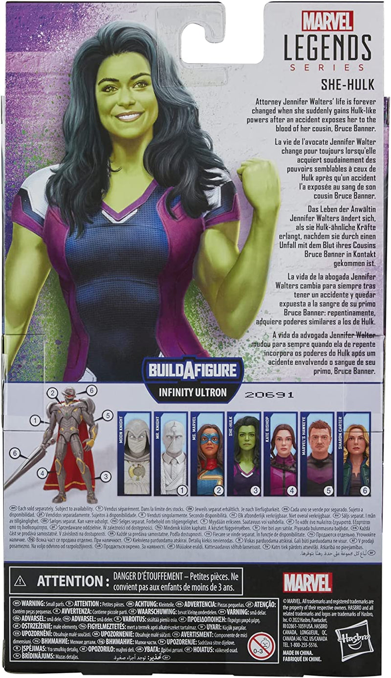 Marvel Legends Series: MCU Disney Plus She-Hulk 6-Inch Action Figure [Toys, Ages 4+] Toys & Games Hasbro   