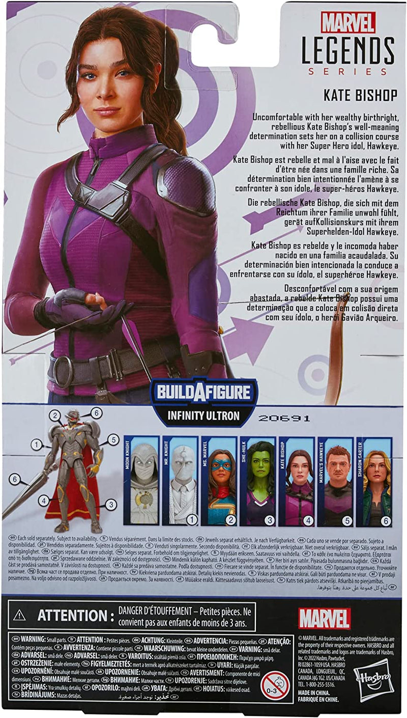 Marvel Legends Series: MCU Disney Plus Kate Bishop 6-Inch Action Figure [Toys, Ages 4+] Toys & Games Hasbro   