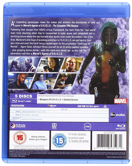 Marvel's Agent of S.H.I.E.L.D. - The Complete Fifth Season [Blu-Ray Box Set] DVDs & Blu-Rays Marvel   