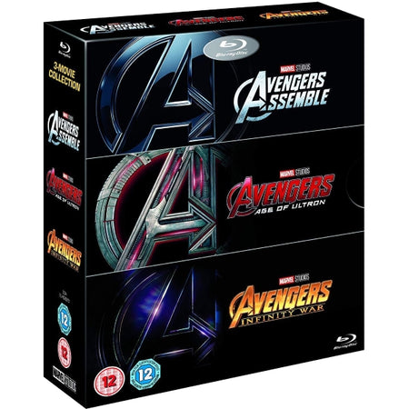 Marvel's Avengers 1-3 Collection - Avengers Assemble + Age of Ultron + Infinity War [Blu-ray 3-Movie Collection] DVDs & Blu-Rays Marvel   