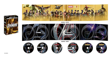 Marvel's Avengers - 3-Movie Collection [Blu-Ray + 4K UHD] DVDs & Blu-Rays Marvel   