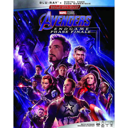 Marvel's Avengers: Endgame [Blu-Ray + DVD + Digital] DVDs & Blu-Rays Marvel   