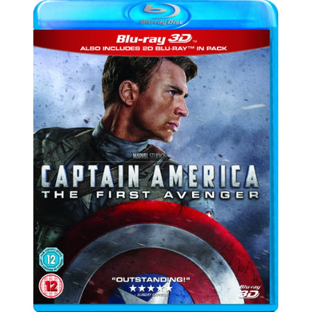 Marvel's Captain America: The First Avenger [3D + 2D Blu-Ray] DVDs & Blu-Rays Marvel   