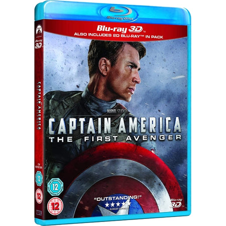 Marvel's Captain America: The First Avenger [3D + 2D Blu-Ray] DVDs & Blu-Rays Marvel   