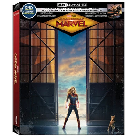 Marvel's Captain Marvel - 4K Limited Edition SteelBook [Blu-ray + 4K UHD + Digital] Steelbook Marvel   