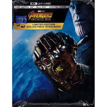 Marvel's Avengers: Infinity War - 4K Limited Edition SteelBook [Blu-ray + 4K UHD + Digital] DVDs & Blu-Rays Marvel   