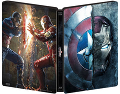 Marvel's Captain America: Civil War - Limited Edition SteelBook [3D + 2D Blu-ray + Digital HD] DVDs & Blu-Rays Marvel   