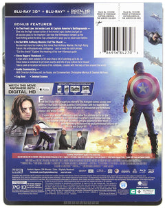 Marvel's Captain America: The Winter Soldier - Limited Edition SteelBook [3D + 2D Blu-ray] DVDs & Blu-Rays Marvel   