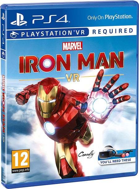 Marvel's Iron Man VR - PlayStation Move Controller Bundle - PSVR [PlayStation 4] PlayStation 4 Video Game Sony   