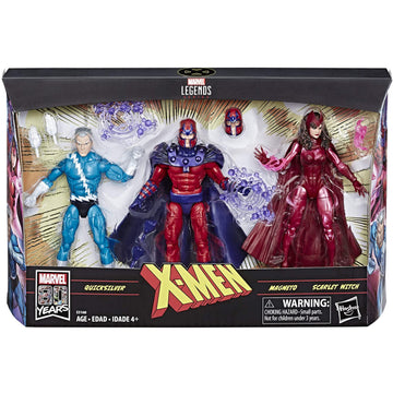 Marvel's X-Men: Legends Series - Family Matters Action Figures 3 Pack w/ Magneto, Quicksilver & Scarlet Witch [Toys, Ages 4+] Toys & Games Hasbro   