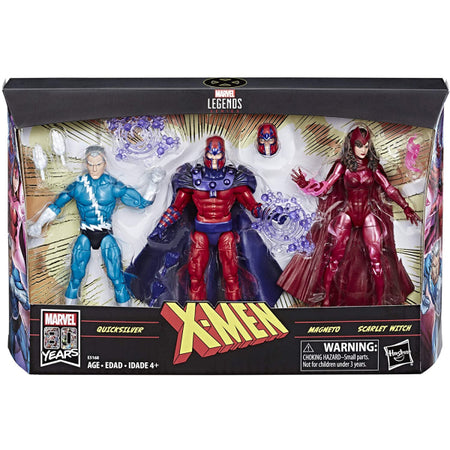 Marvel's X-Men: Legends Series - Family Matters Action Figures 3 Pack w/ Magneto, Quicksilver & Scarlet Witch [Toys, Ages 4+] Toys & Games Hasbro   