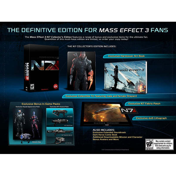 Mass Effect 3 - N7 Collector's Edition [PlayStation 3] PlayStation 3 Video Game BioWare   