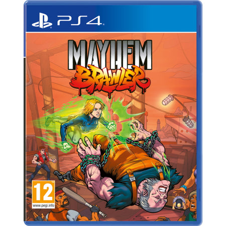 Mayhem Brawler [PlayStation 4] PlayStation 4 Video Game Red Art Games   