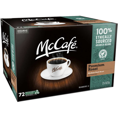 McCafé Premium Medium Dark Roast Coffee K-Cup Pods - 72-Count [Snacks & Sundries] Snacks & Sundries McCafe   
