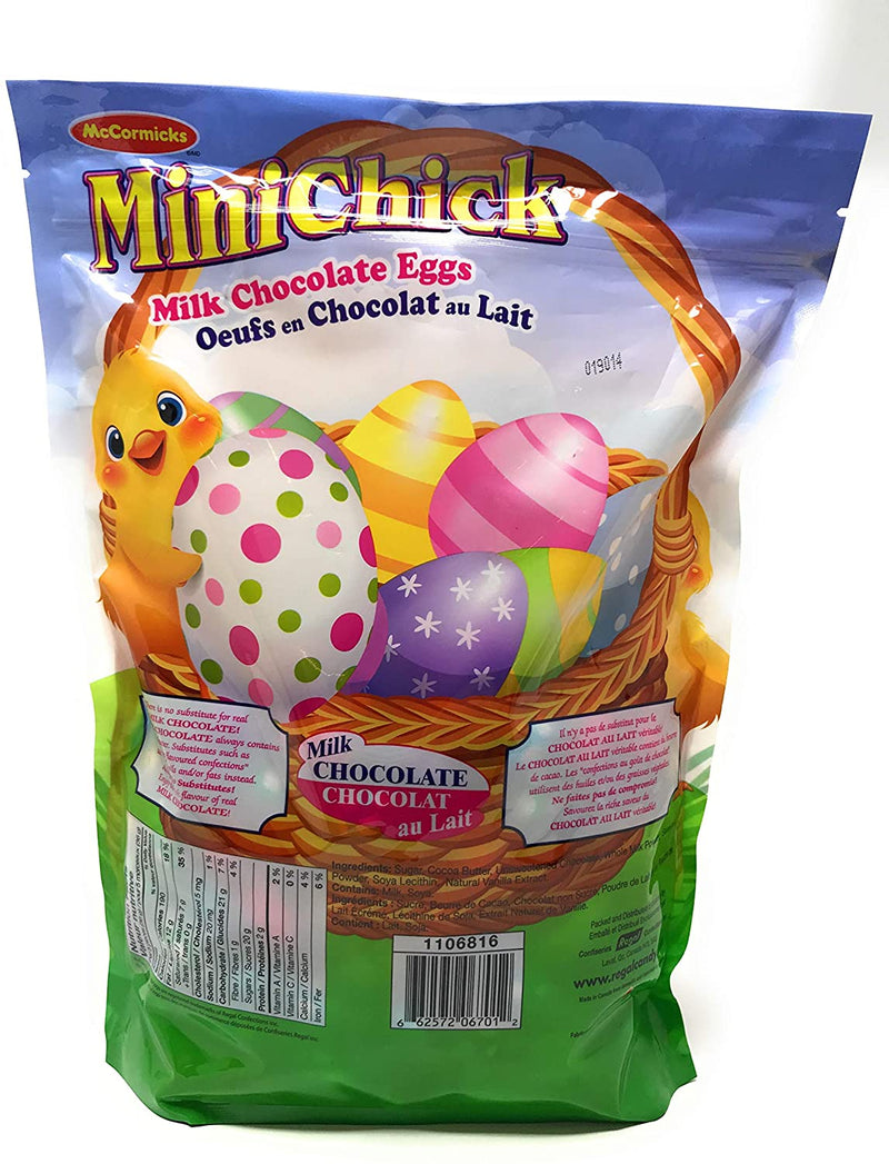 McCormicks MiniChick Milk Chocolate Easter Eggs - 1.2 Kg [Snacks & Sundries] Snacks & Sundries Regal Confections Inc.   