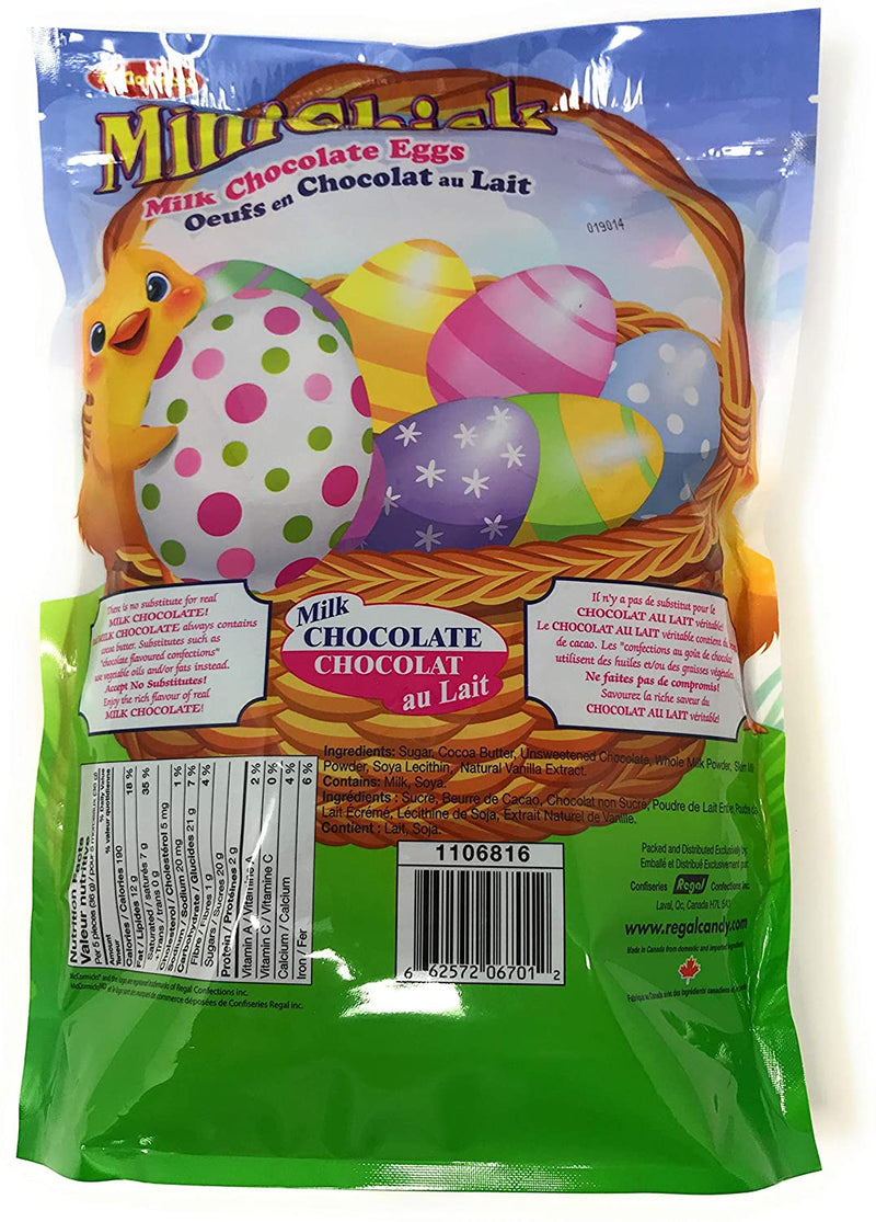 McCormicks MiniChick Milk Chocolate Easter Eggs - 1.2 Kg [Snacks & Sundries] Snacks & Sundries Regal Confections Inc.   