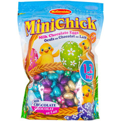 McCormicks MiniChick Milk Chocolate Easter Eggs - 1.2 Kg [Snacks & Sundries] Snacks & Sundries Regal Confections Inc.   