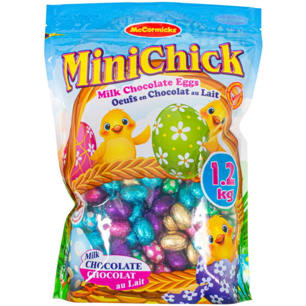 McCormicks MiniChick Milk Chocolate Easter Eggs - 1.2 Kg [Snacks & Sundries] Snacks & Sundries Regal Confections Inc.   