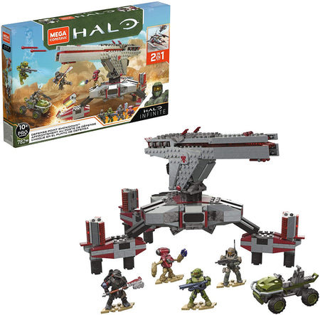 Mega Construx Halo Infinite: Defense Point Showdown - 782 Piece Building Kit [Toys, #GNB27, Ages 10+] Toys & Games Mattel   