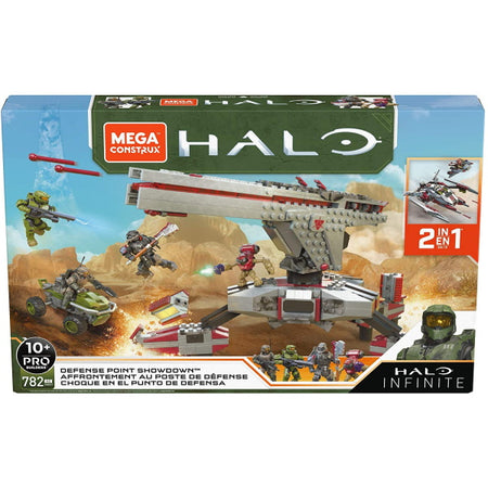 Mega Construx Halo Infinite: Defense Point Showdown - 782 Piece Building Kit [Toys, #GNB27, Ages 10+] Toys & Games Mattel   