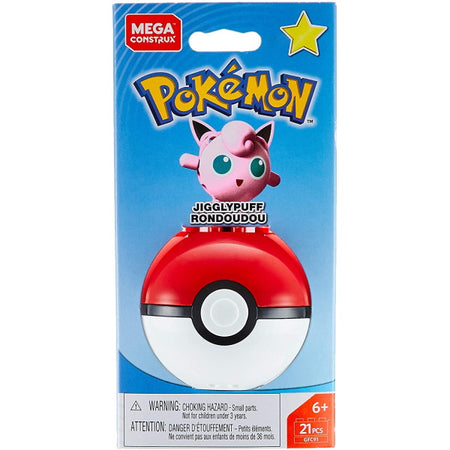 Mega Construx Pokemon: Jigglypuff - 21 Piece Building Kit [Toys, #GFC91, Ages 6+] Toys & Games Mattel   