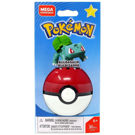 Mega Construx Pokemon: Bulbasaur - 30 Piece Building Kit [Toys, #GKY72, Ages 6+] Toys & Games Mattel   