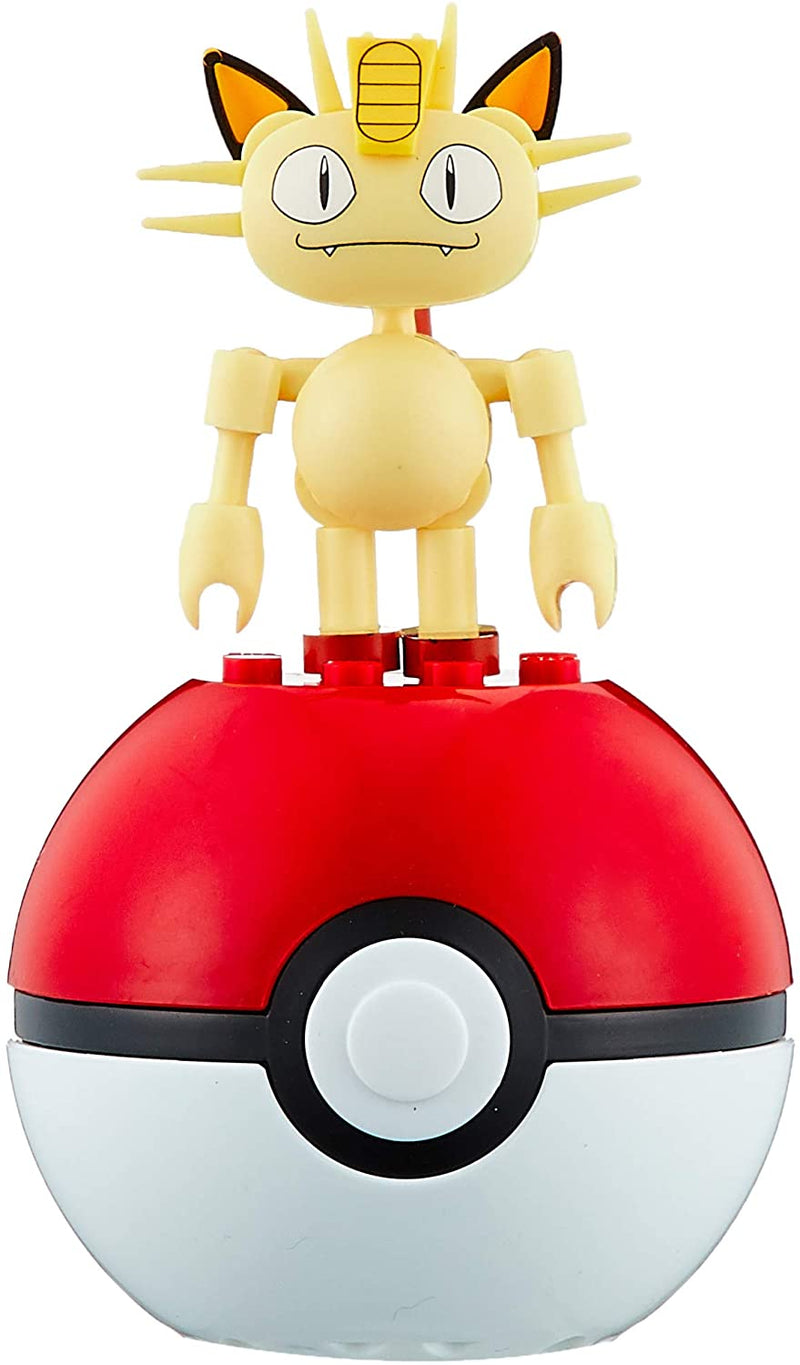 Mega Construx Pokemon: Meowth - 30 Piece Building Kit [Toys, #DYF08, Ages 6+] Toys & Games Mattel   