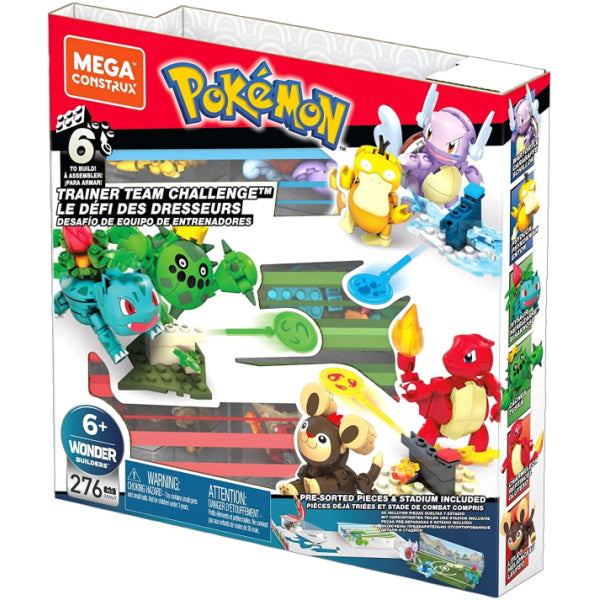 Mega Construx Pokemon: Trainer Team Challenge - 276 Piece Building Kit [Toys, #GNV47, Ages 6+] Toys & Games Mattel   