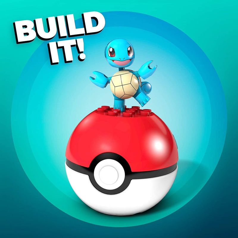 Mega Construx Pokemon: Squirtle - 16 Piece Building Kit [Toys, #GKY70, Ages 6+] Toys & Games Mattel   