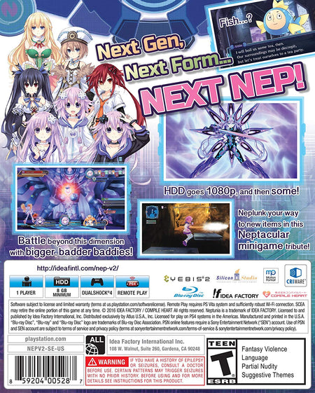 Megadimension Neptunia VII [PlayStation 4] PlayStation 4 Video Game Idea Factory   