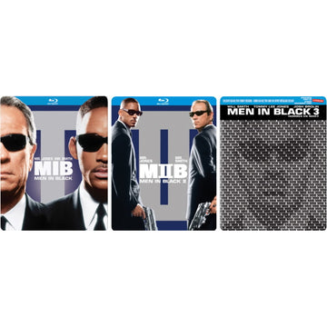 Men In Black 1-3 - Limited Edition SteelBook Collection [Blu-Ray] DVDs & Blu-Rays Sony Pictures   