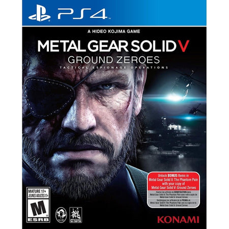 Metal Gear Solid V: Ground Zeroes [PlayStation 4] PlayStation 4 Video Game Konami   