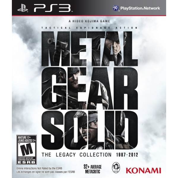 Metal Gear Solid: The Legacy Collection [PlayStation 3] PlayStation 3 Video Game Konami   