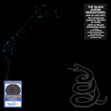 Metallica - Metallica: The Black Album (Remastered) - Walmart Exclusive Limited Edition Some Blacker Marbled Vinyl [Audio Vinyl] Audio CD/Vinyl Blackened Recordings   