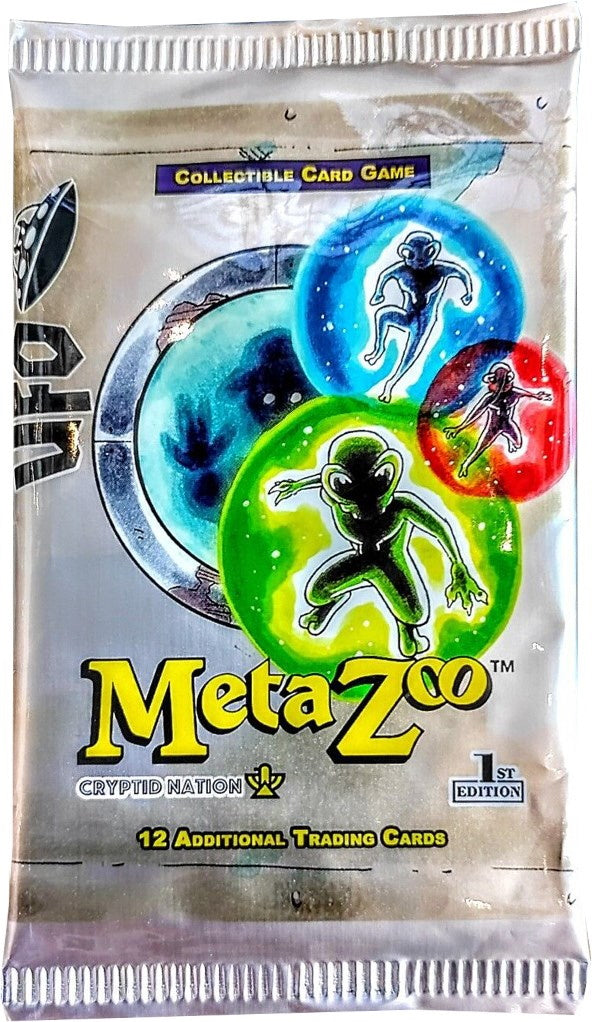 MetaZoo: Cryptid Nation TCG - UFO 1st Edition Cosmic Theme Deck - Black Knight Satellite Card Game MetaZoo   