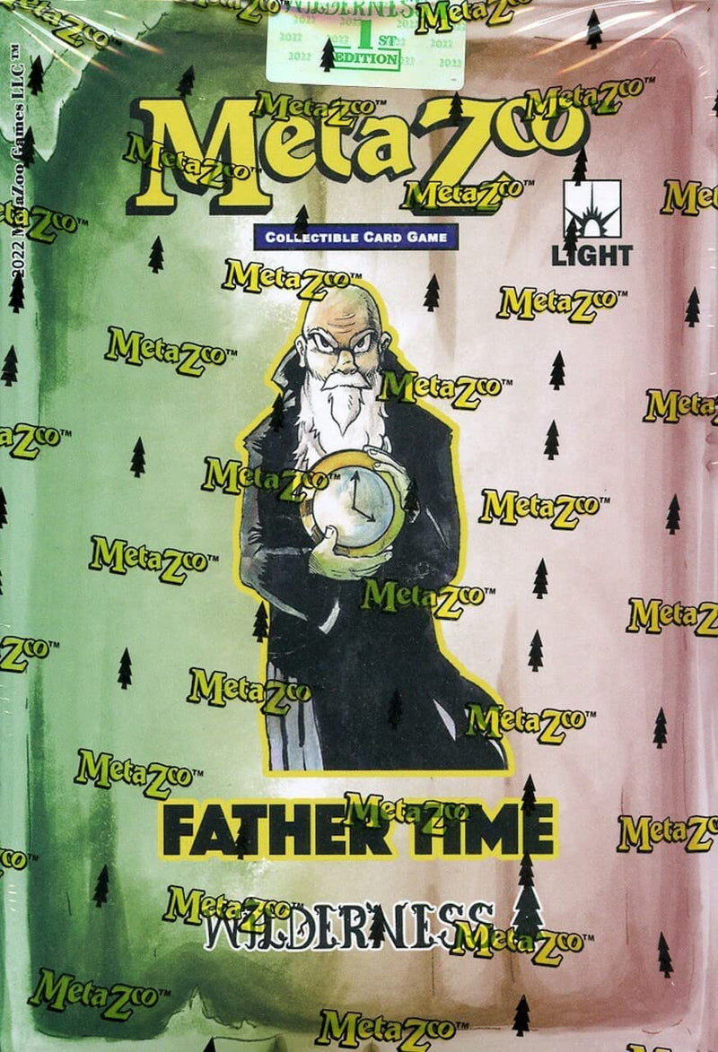 MetaZoo: Cryptid Nation TCG - Wilderness 1st Edition Theme Deck - Father Time Card Game MetaZoo   