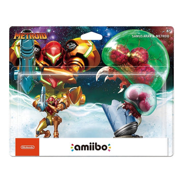 Samus Aran & Metroid Amiibo 2-Pack - Metroid Series [Nintendo Accessory] Nintendo Accessories Nintendo   