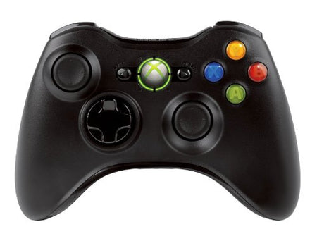 Microsoft Xbox 360 Wireless Controller - Black [Xbox 360 Accessory] Xbox One Accessories Microsoft   