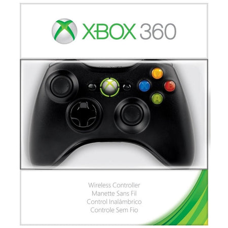 Microsoft Xbox 360 Wireless Controller - Black [Xbox 360 Accessory] Xbox One Accessories Microsoft   