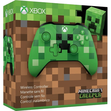 Xbox One Wireless Controller - Minecraft Creeper [Xbox One Accessory] Xbox One Accessories Microsoft   