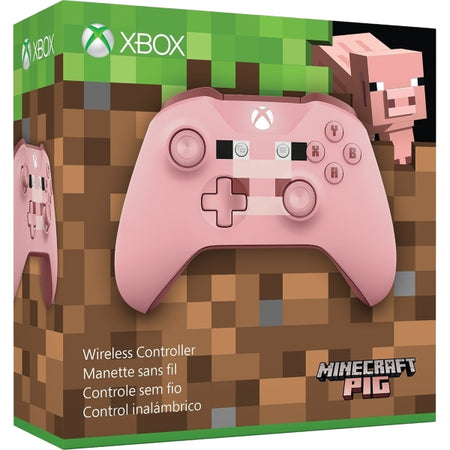 Xbox One Wireless Controller - Minecraft Pig [Xbox One Accessory] Xbox One Accessories Microsoft   