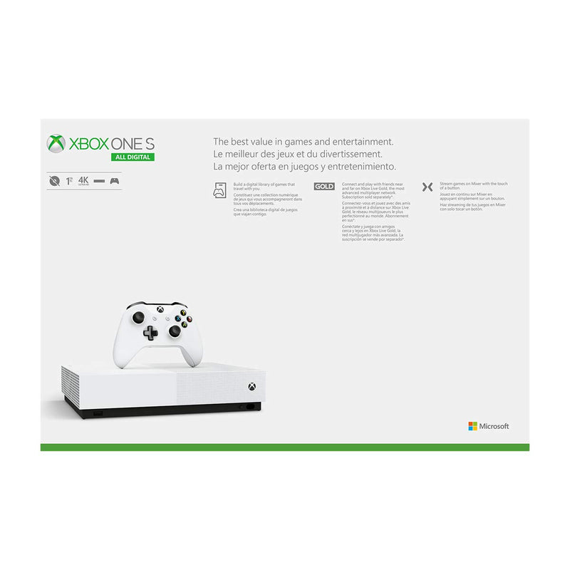 Microsoft Xbox One S All Digital Edition - Minecraft + Sea of Thieves + Forza Horizon 3 Bundle - 1TB [Xbox One System] Xbox Systems Microsoft   