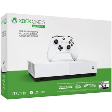 Microsoft Xbox One S All Digital Edition - Minecraft + Sea of Thieves + Forza Horizon 3 Bundle - 1TB [Xbox One System] Xbox Systems Microsoft   