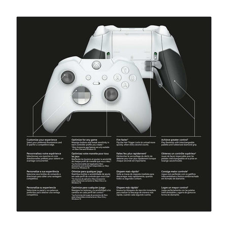 Xbox One Wireless Elite Controller - White [Xbox One Accessory] Xbox One Accessories Microsoft   