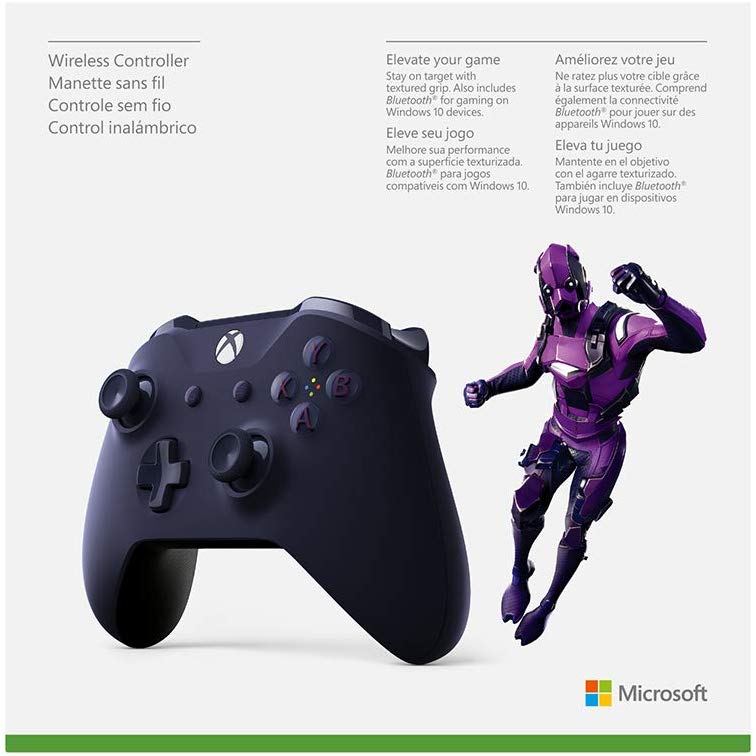 Xbox One Wireless Controller - Fortnite Purple Special Edition [Xbox One Accessory] Xbox One Accessories Microsoft   