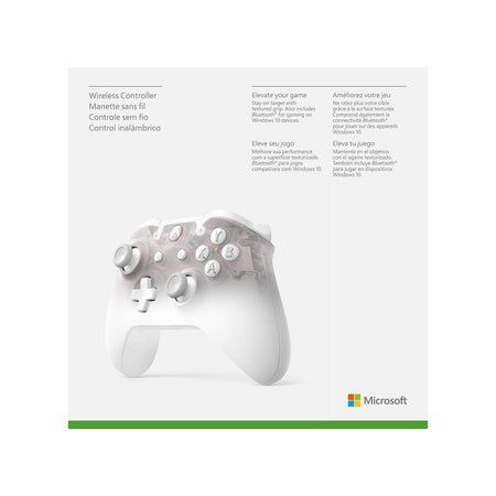 Xbox One Wireless Controller - Phantom White Special Edition [Xbox One Accessory] Xbox One Accessories Microsoft   